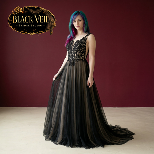 Sable Black Wedding Dress