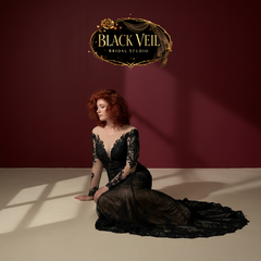 Melantha Black Wedding Dress