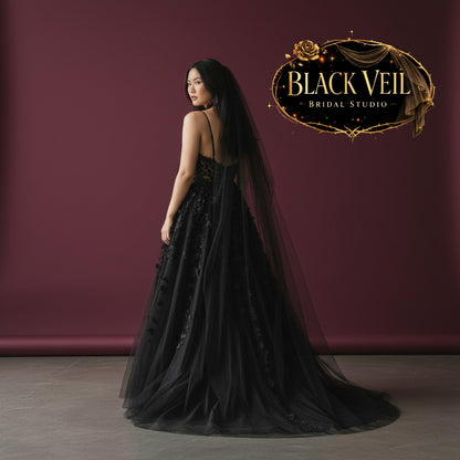 Poena Black Wedding Dress
