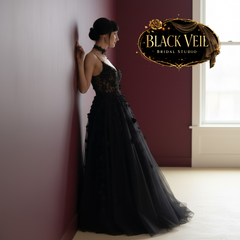 Poena Black Wedding Dress