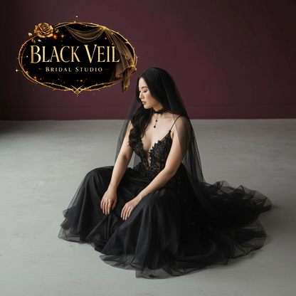 Poena Black Wedding Dress