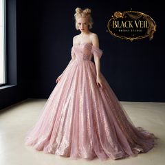 Psyche Chromatic Pink Wedding Dress