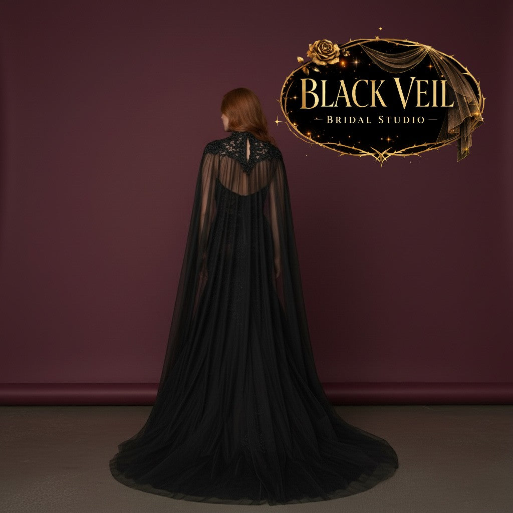 Rhiannon Black Wedding Dress