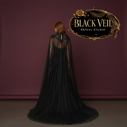 Rhiannon Black Wedding Dress