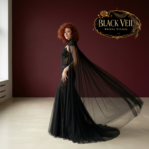 Rhiannon Black Wedding Dress
