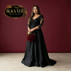Rusalka Black Wedding Dress