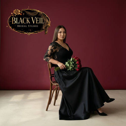 Rusalka Black Wedding Dress