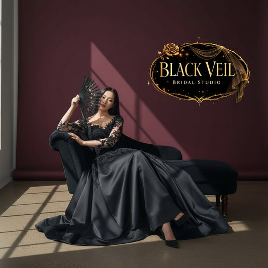 Rusalka Black Wedding Dress