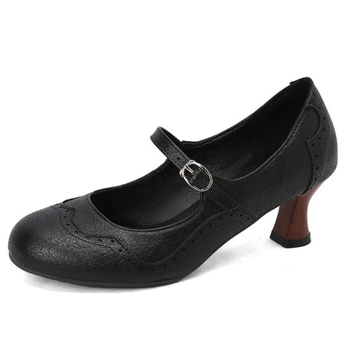 Retro Mary Jane Style Bridal Heels