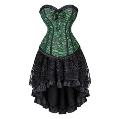 The Veiled Romance Bridal Corset With Skirt