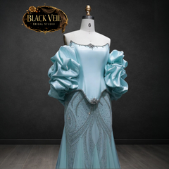 Isolde Blue Wedding Dress