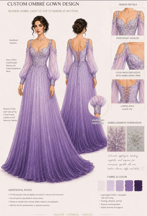 Custom Dress Deposit For Nadie