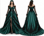 Custom Green Wedding Dress For Brandy