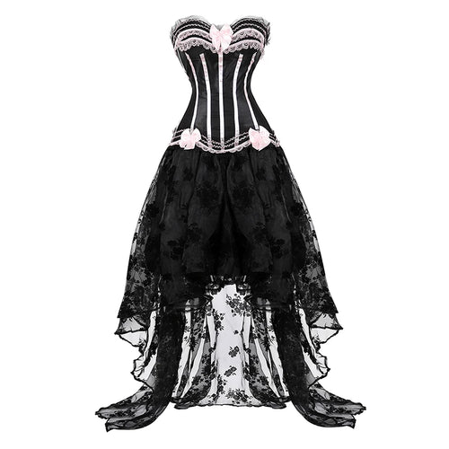 The Blackthorne Bridal Corset With Skirt