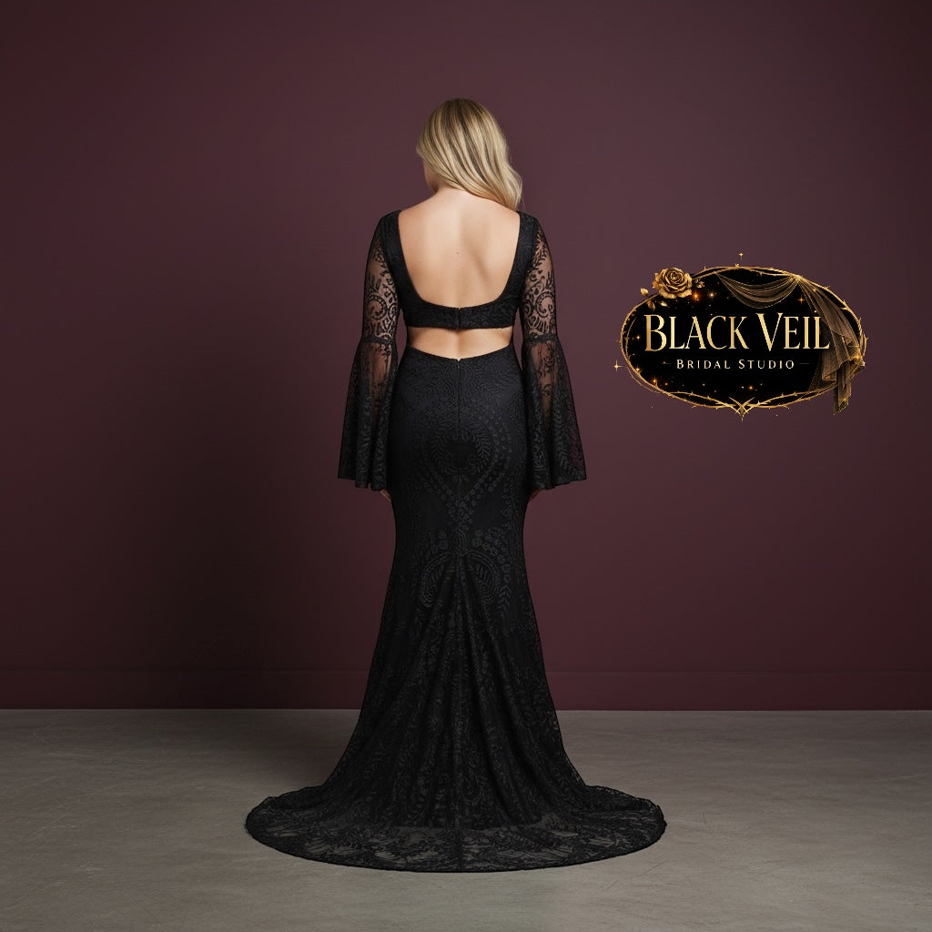 Selene Black Wedding Dress