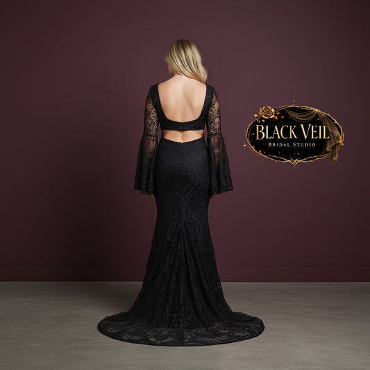 Selene Black Wedding Dress