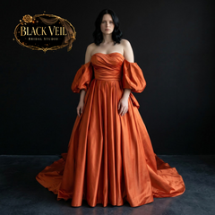 Sienne Orange Wedding Dress