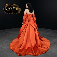 Sienne Orange Wedding Dress