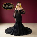 Singrid Black Wedding Dress