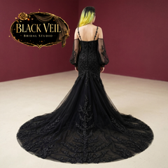 Singrid Black Wedding Dress