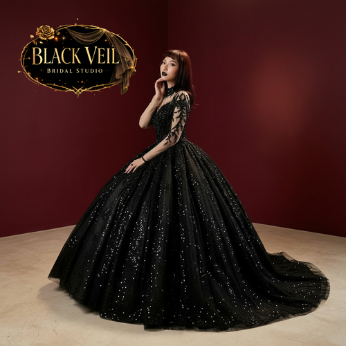 Tempest Black Wedding Dress