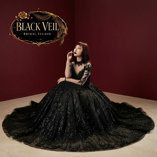 Tempest Black Wedding Dress