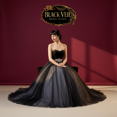 Undine Black Wedding Dress