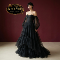 Zelina Black Wedding Dress