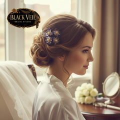Chinese Style Bridal Floral Hair Sticks