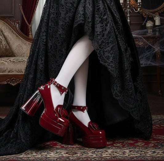 Gothic Vampire Japanese Lolita Style Bridal Heels