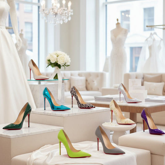 Custom Color Bridal Pointed Toe Stiletto Heels