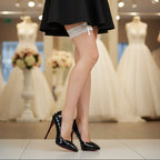 Rivets Studded Bridal Stiletto Pumps