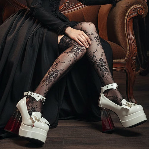 Gothic Vampire Japanese Lolita Style Bridal Heels