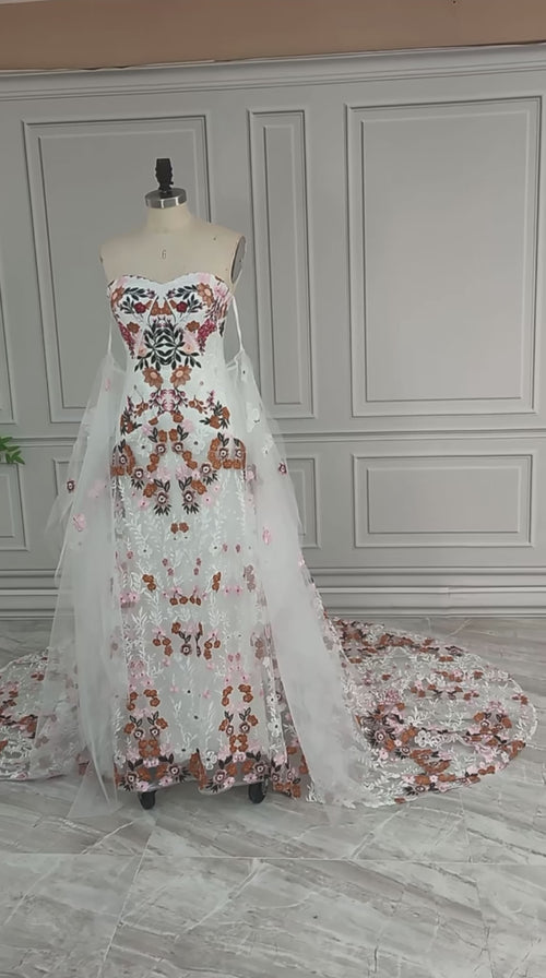 Belladonna Floral Wedding Dress
