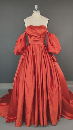 Sienne Orange Wedding Dress