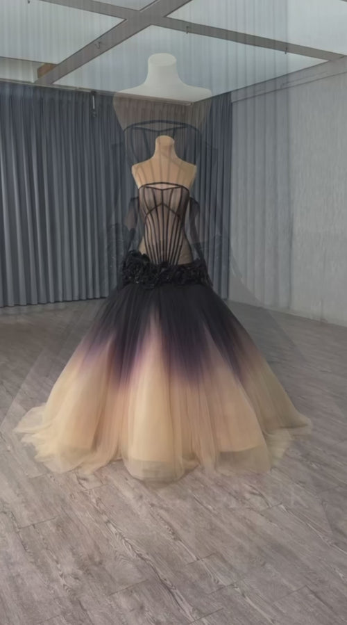 Lilith Black Wedding Dress