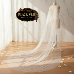 Pearl Bridal Shoulder Veil
