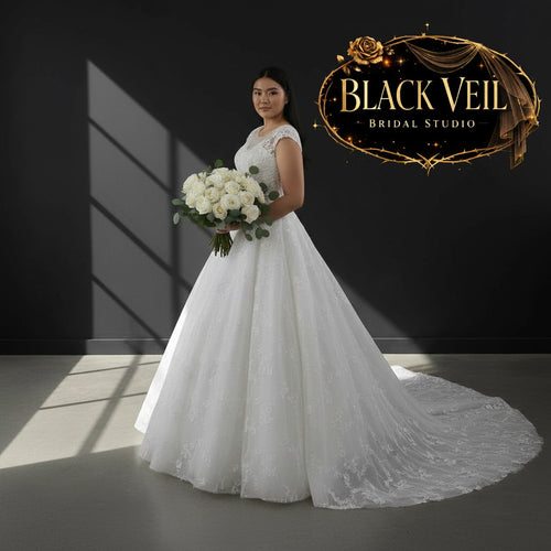 white wedding dress black veil Stunning Black Wedding Veil