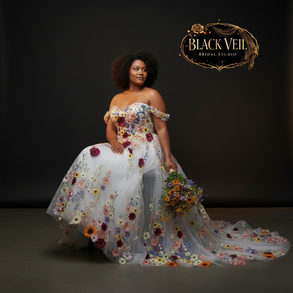 Daphne Floral Wedding Dress