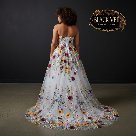 Daphne Floral Wedding Dress