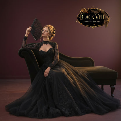 Nymeria Black Wedding Dress